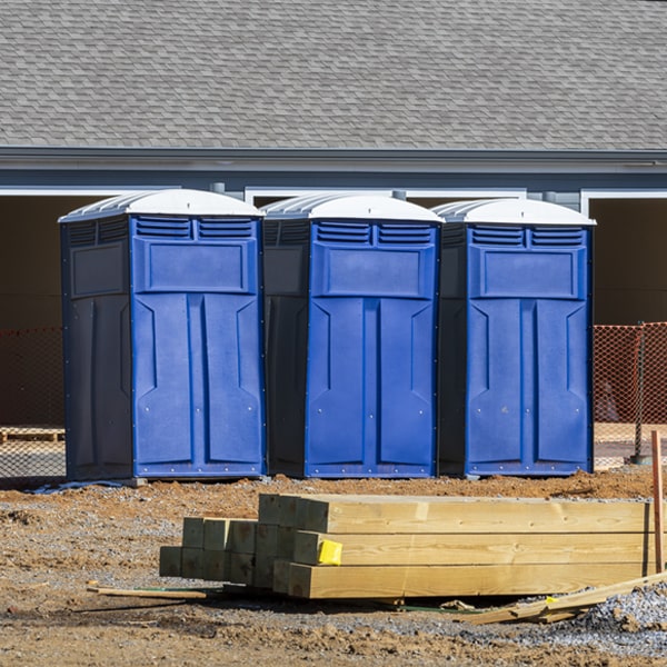 are there any restrictions on where i can place the porta potties during my rental period in Parkin Arkansas